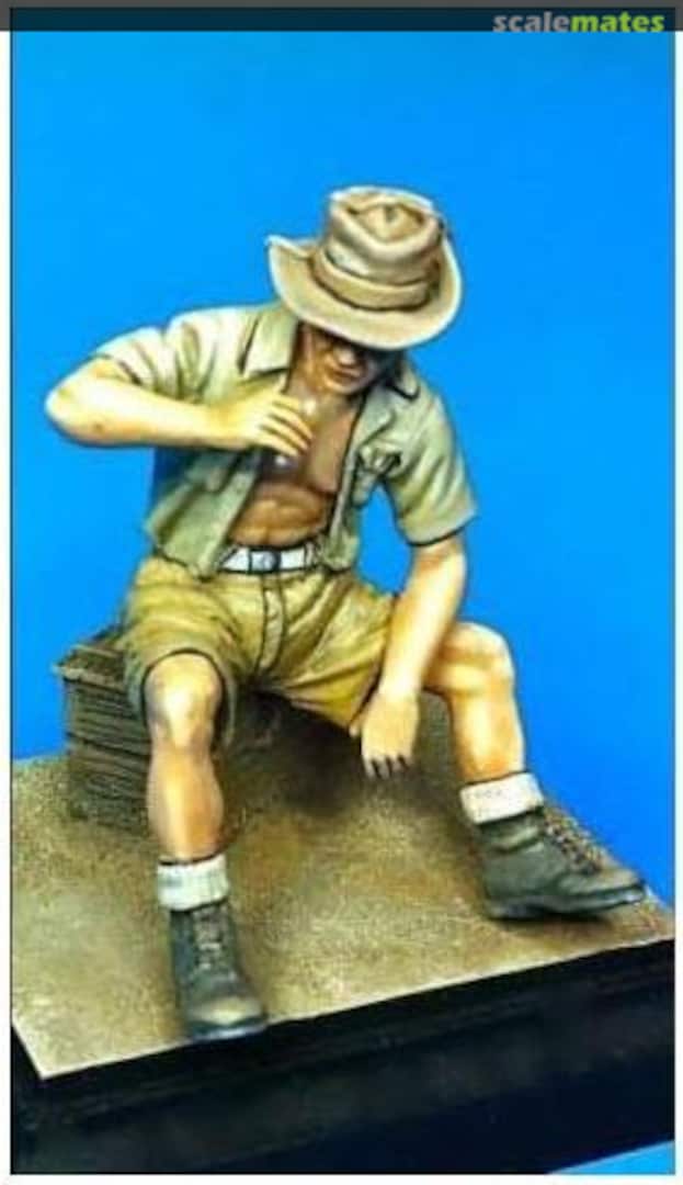 Boxart French Indochina Soldier at rest #1 UM 281 U-Models Boxart French Indochina Soldier at rest #1 UM 281 U-Models