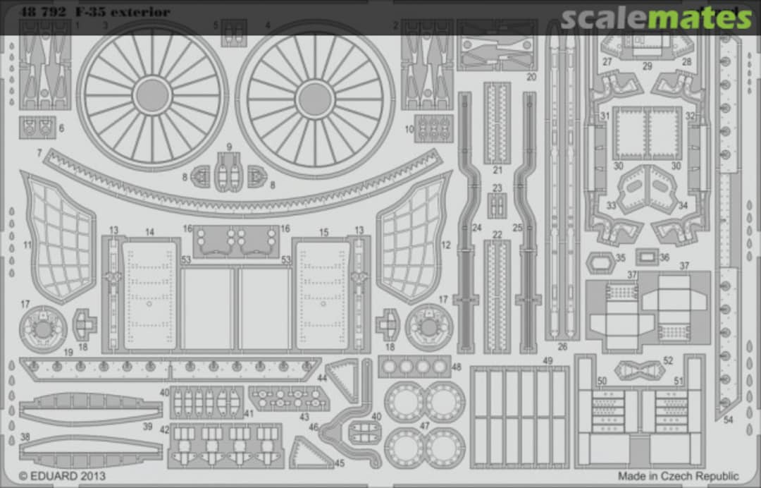 Boxart Lockheed F-35B Lightning II - Exterior PE 48792 Eduard Boxart Lockheed F-35B Lightning II - Exterior PE 48792 Eduard
