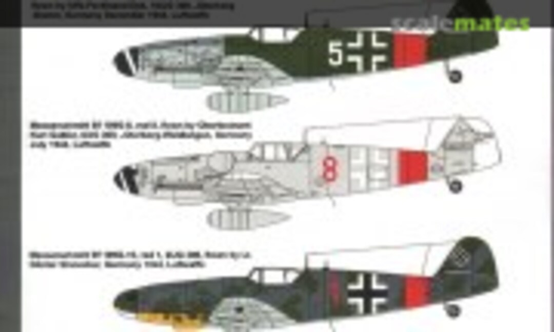 1:72 Messerschmitt Bf 109 G (H-Models Decals HMD72008) HMD72008