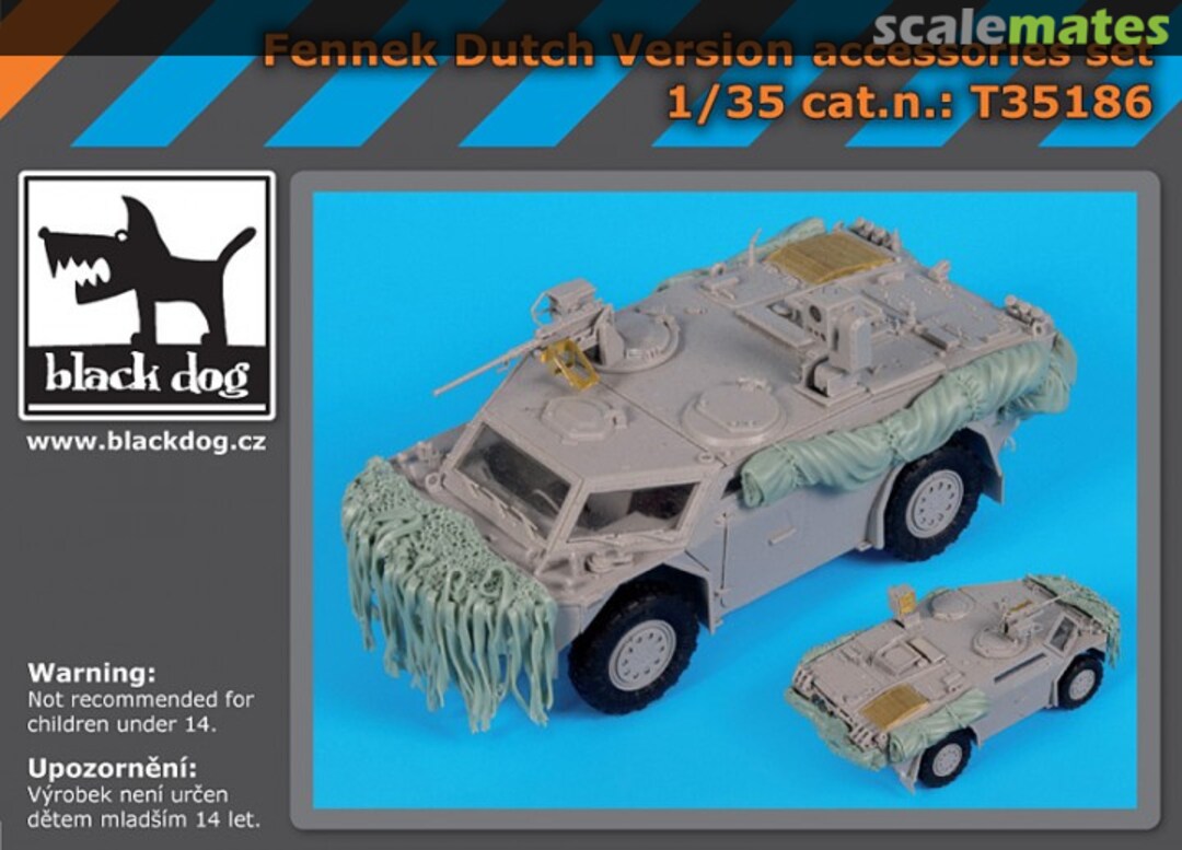 Boxart Fennek Dutch version accessories set T35186 Black Dog Boxart Fennek Dutch version accessories set T35186 Black Dog