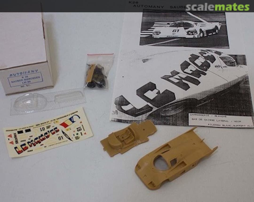 Boxart Sauber-Mercedes C8 #85-C8-01 "Le Mans´85" K26 Automany Boxart Sauber-Mercedes C8 #85-C8-01 "Le Mans´85" K26 Automany