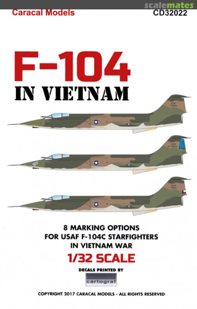 Boxart F-104 CD32022 Caracal Models Boxart F-104 CD32022 Caracal Models