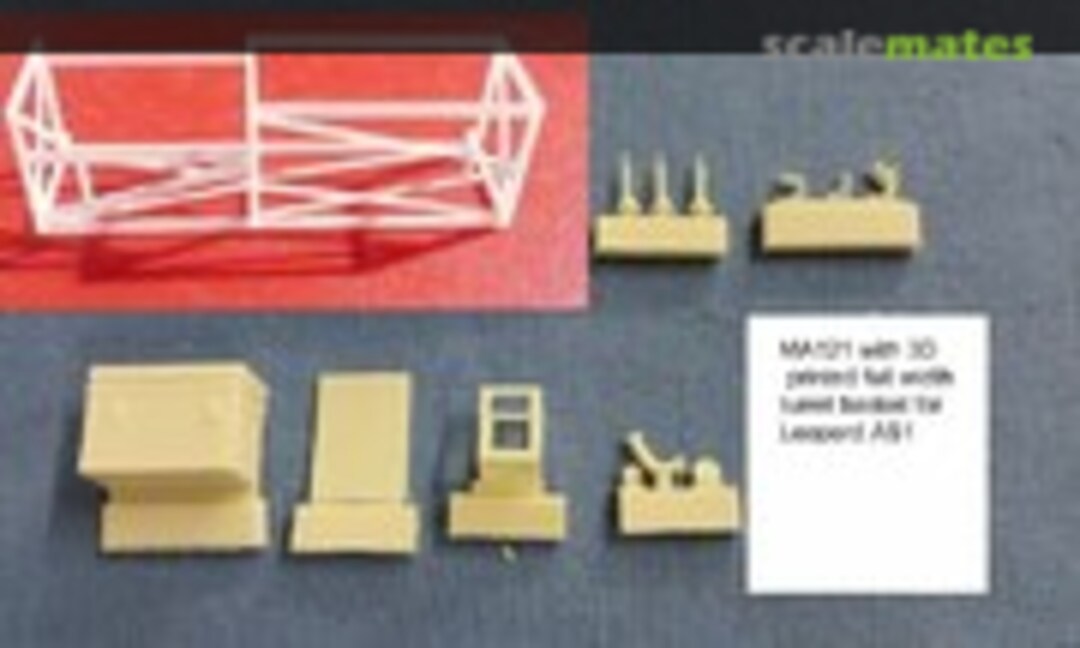 1:35 Leopard AS1 - Full Width Turret Basket (Mouse House Enterprises MA121) MA121
