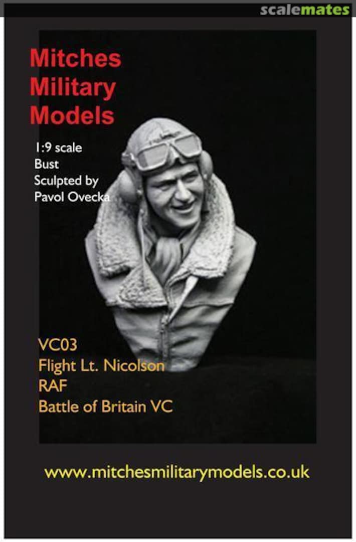 Boxart Flt. Lt. J Nicolson VC RAF. Fighter Command unknown Mitches Military Models Boxart Flt. Lt. J Nicolson VC RAF. Fighter Command unknown Mitches Military Models