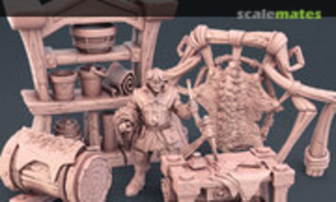 Leather Worker Full Set (STL Miniatures STL0071)