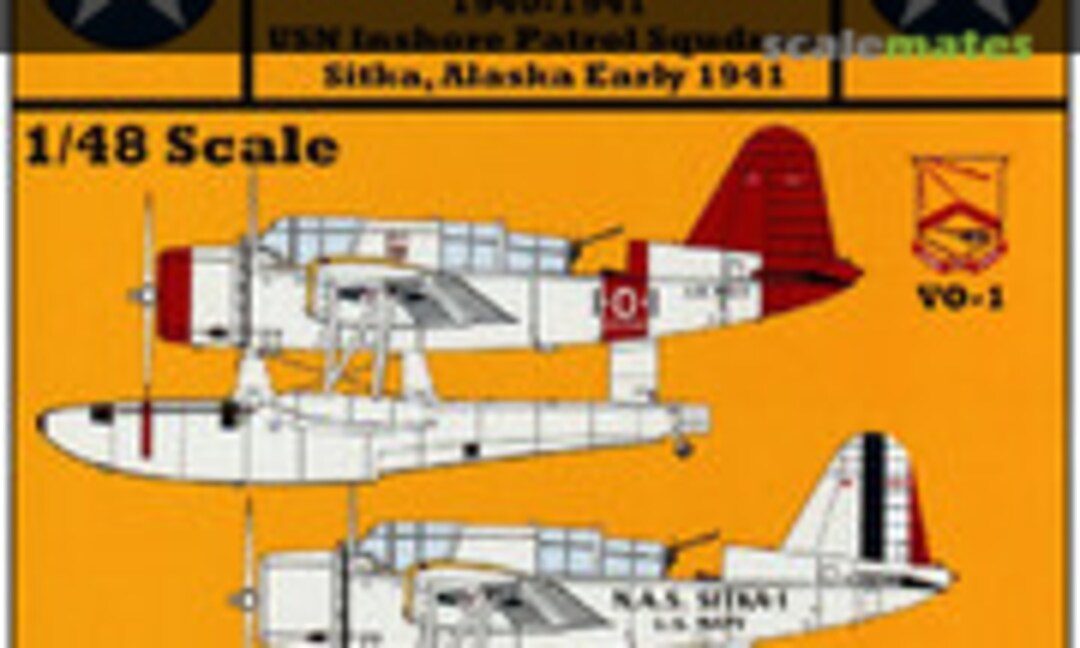 1:48 USN OS2U Kingfisher (Yellow-Wings Decals 48-044) 48-044