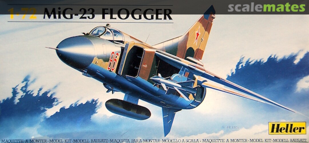 Boxart MiG-23 Flogger 80319 Heller Boxart MiG-23 Flogger 80319 Heller