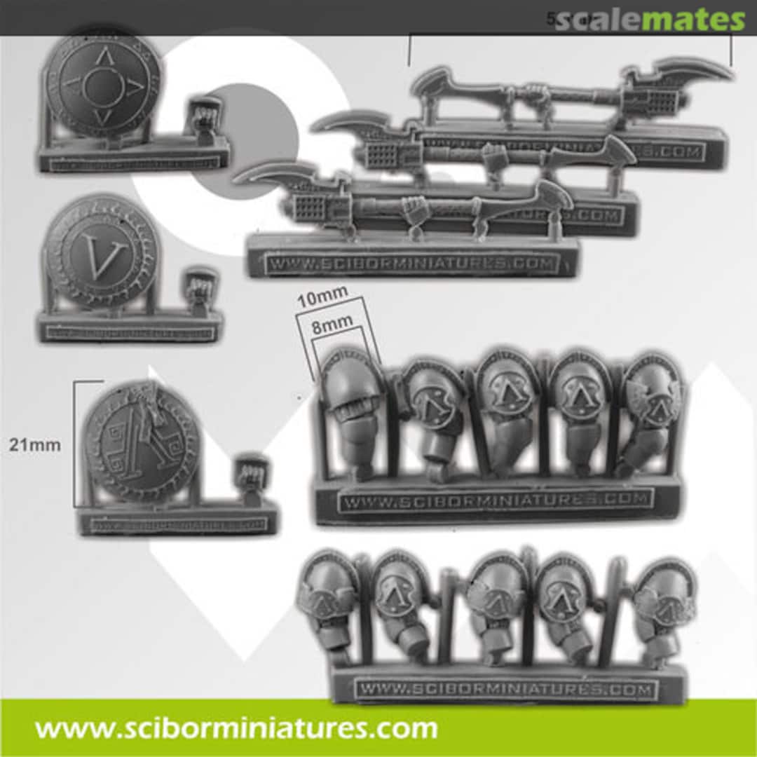 Boxart Spartan SF Weapons + Arms set (16 pcs) CPSP0190 Scibor Monsterous Miniatures Boxart Spartan SF Weapons + Arms set (16 pcs) CPSP0190 Scibor Monsterous Miniatures