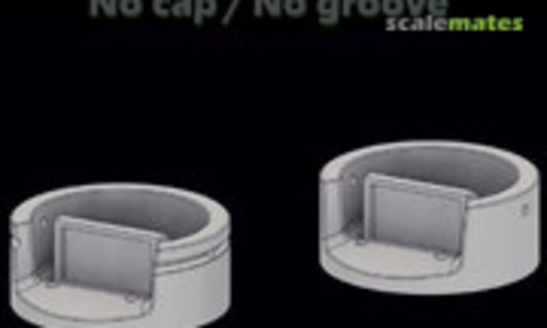 1:35 Mk IV Periscopes for British tanks - no cap no groove (SBS Model 3D012) 3D012