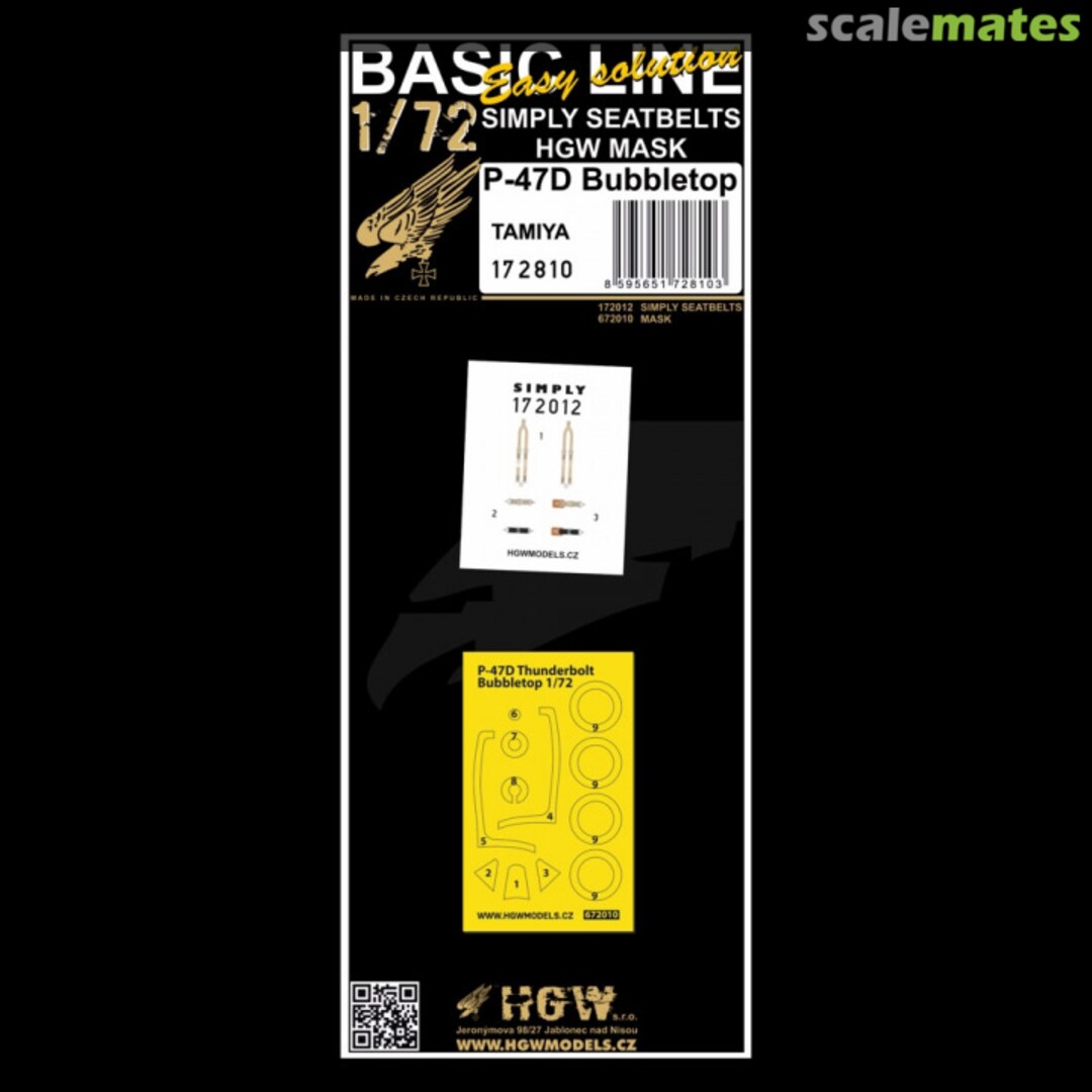Boxart P-47D Bubbletop (Tamiya) 172810 HGW Models Boxart P-47D Bubbletop (Tamiya) 172810 HGW Models