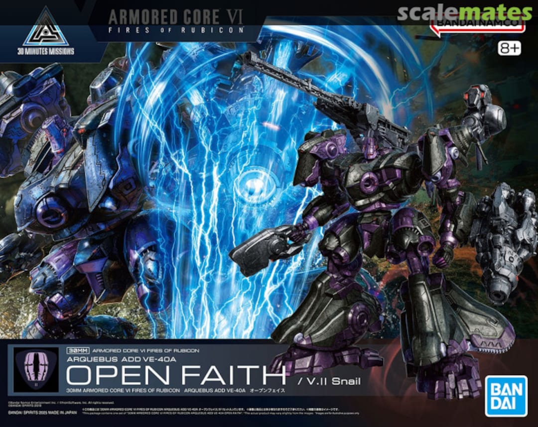 Boxart Arquebus ADD VE-40A Open Faith / V.II Snail 5068872 Bandai Spirits Boxart Arquebus ADD VE-40A Open Faith / V.II Snail 5068872 Bandai Spirits