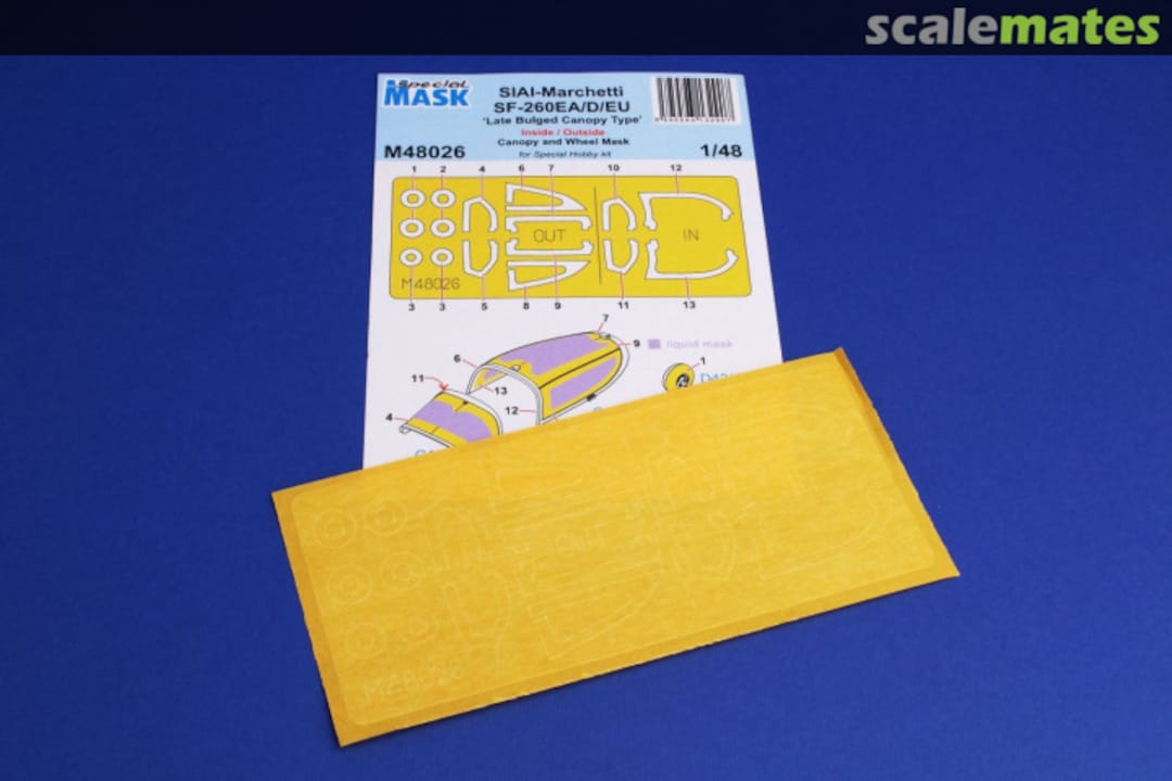 Contents SIAI-Marchetti SF-260A/D/EU M48026 Special Mask Contents SIAI-Marchetti SF-260A/D/EU M48026 Special Mask