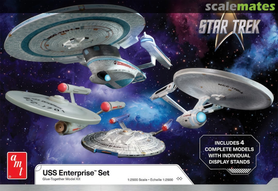Boxart U.S.S. Enterprise Four Ship Set 1485 AMT Boxart U.S.S. Enterprise Four Ship Set 1485 AMT