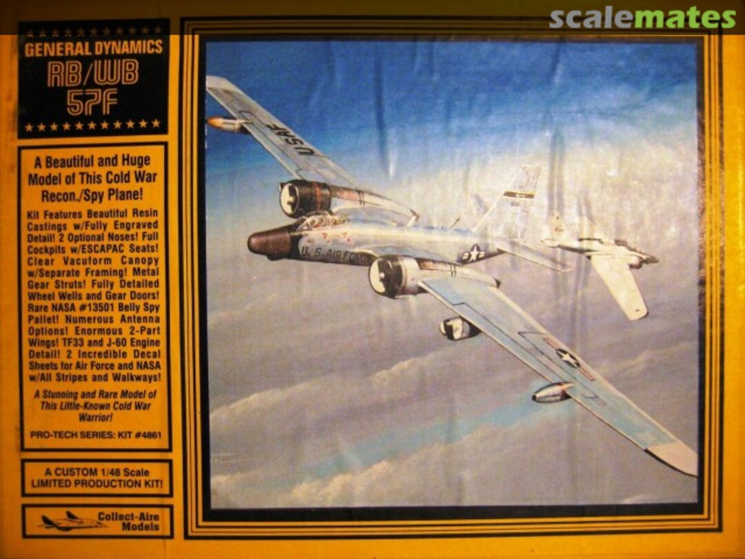 Boxart WB/RB-57F 4861 Collect-Aire Models Boxart WB/RB-57F 4861 Collect-Aire Models