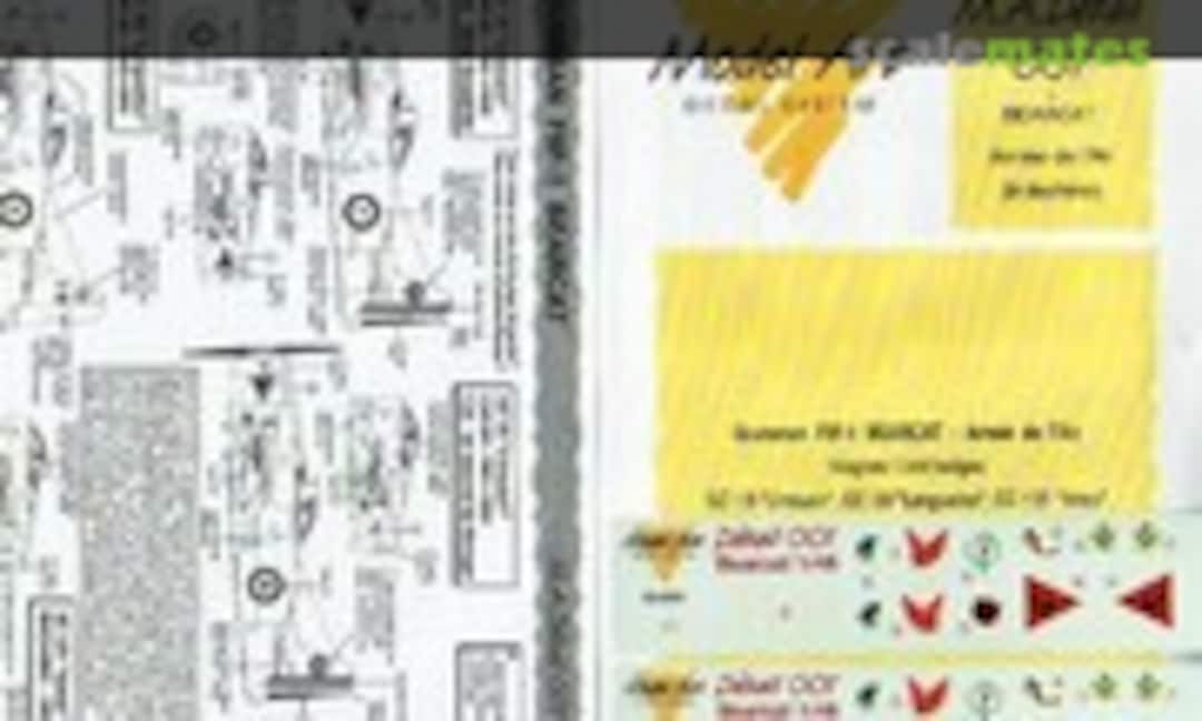 1:48 F8F-1 Bearcat (Indochine) (Model Art Decal System 48/001) 48/001