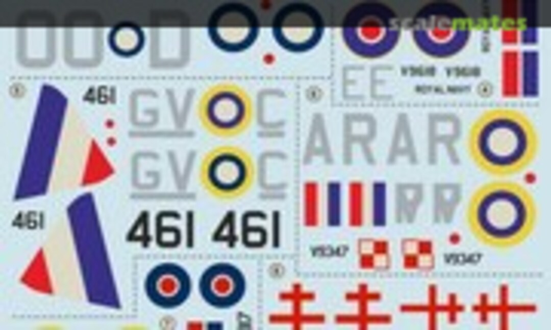 1:72 Westland Lysander Decals (Print Scale 72-129)