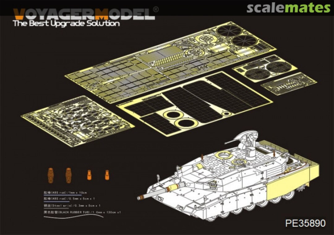 Boxart Modern German Leopard2A4 Revolution 1 MBT Basic PE35890 Voyager Model Boxart Modern German Leopard2A4 Revolution 1 MBT Basic PE35890 Voyager Model