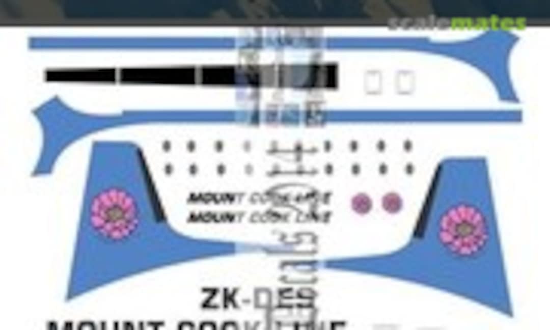 1:72 Mt Cook - HS748 1st scheme ZK-DES (Oldmodels Decals OMD0298) OMD0298