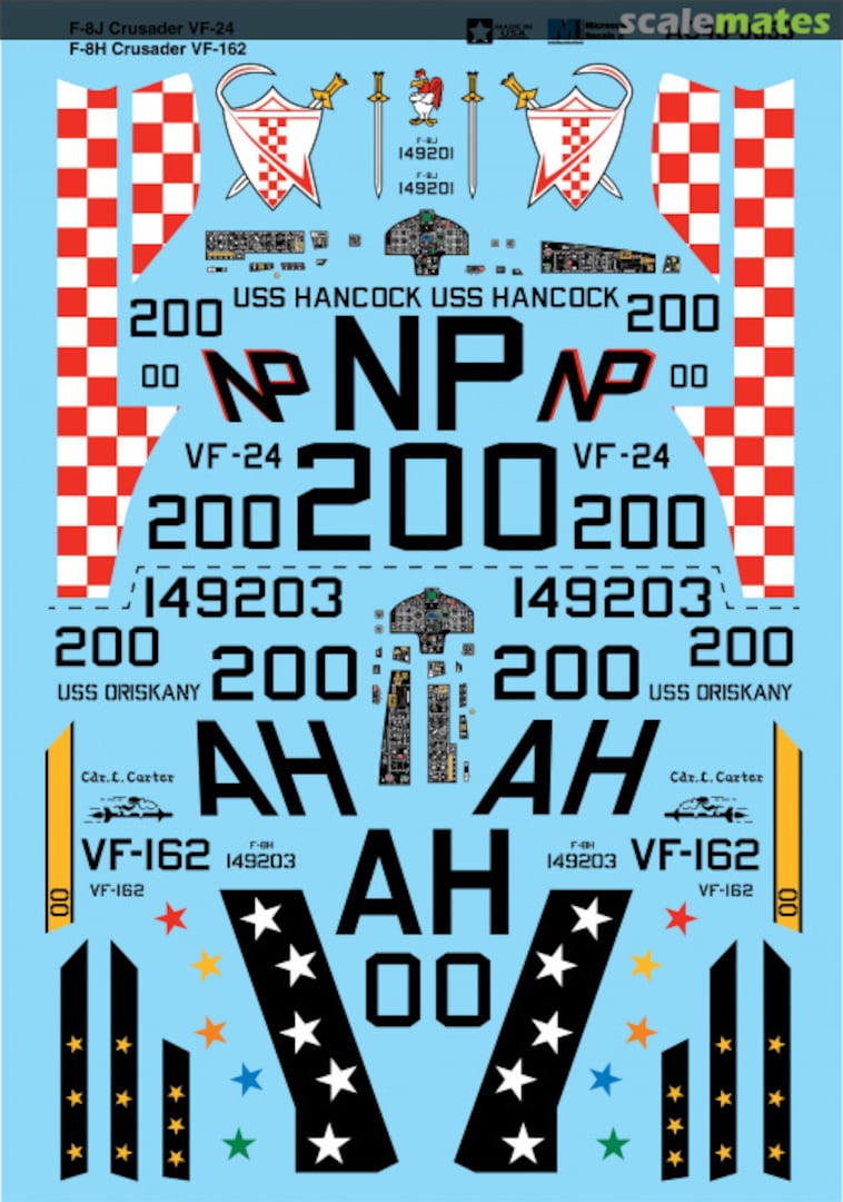Boxart F-8J/H Crusader AC48-0053 Microscale Boxart F-8J/H Crusader AC48-0053 Microscale