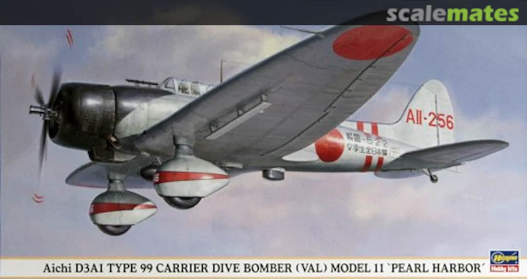 Boxart Aichi D3A1 Type 99 Carrier Dive Bomber (Val) Model 11 `Pearl Harbor´ 09686 Hasegawa Boxart Aichi D3A1 Type 99 Carrier Dive Bomber (Val) Model 11 `Pearl Harbor´ 09686 Hasegawa