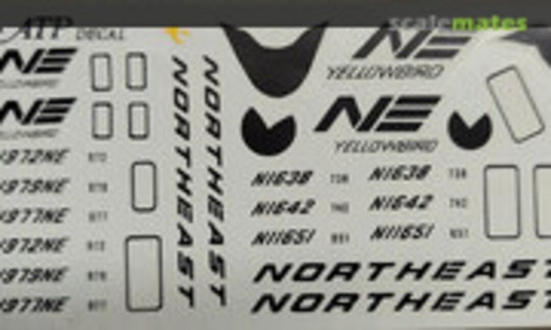 1:144 Northeast Yellowbird DC-9 or 727 (ATP Airliners America AD7871) AD7871