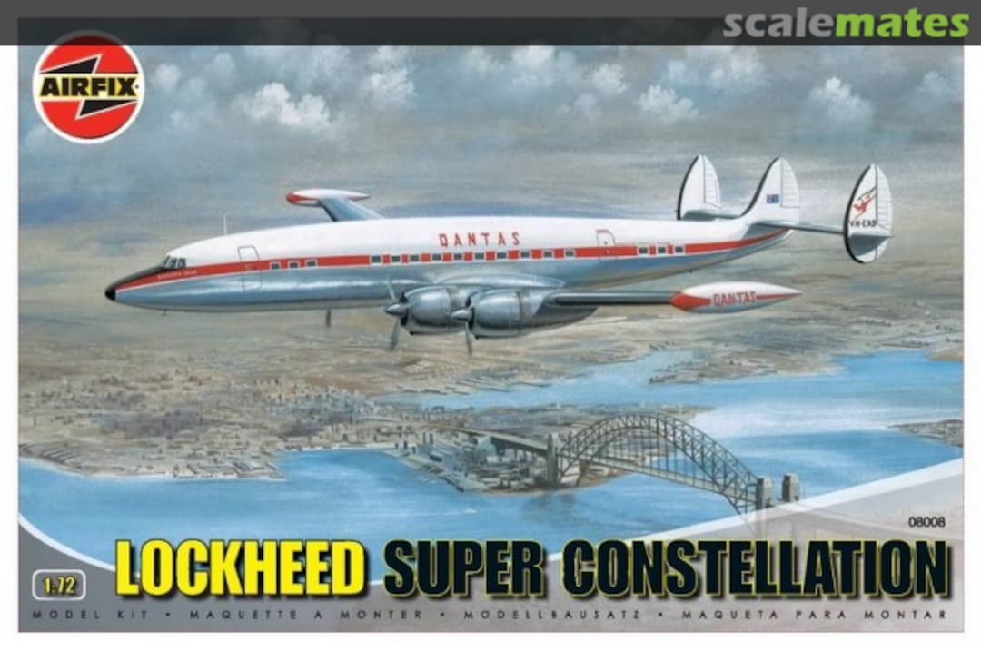 Boxart Lockheed Super Constellation 08008 Airfix