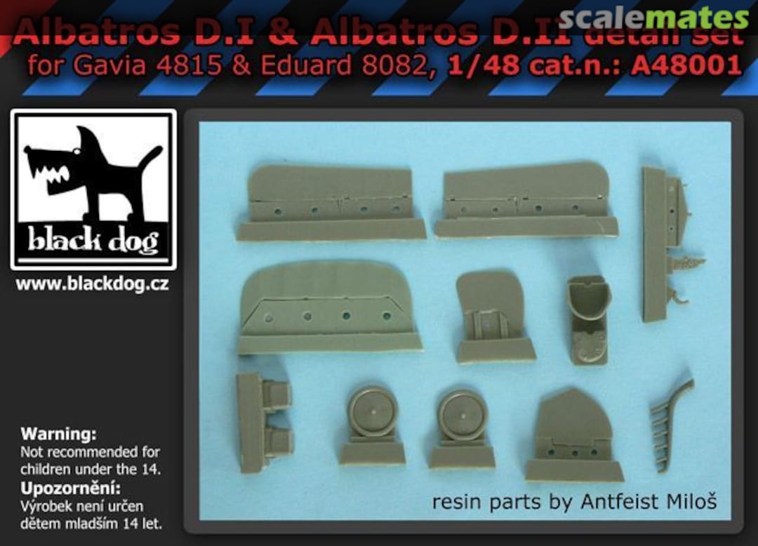 Boxart Albatros D.I & D.II detail set A48001 Black Dog Boxart Albatros D.I & D.II detail set A48001 Black Dog