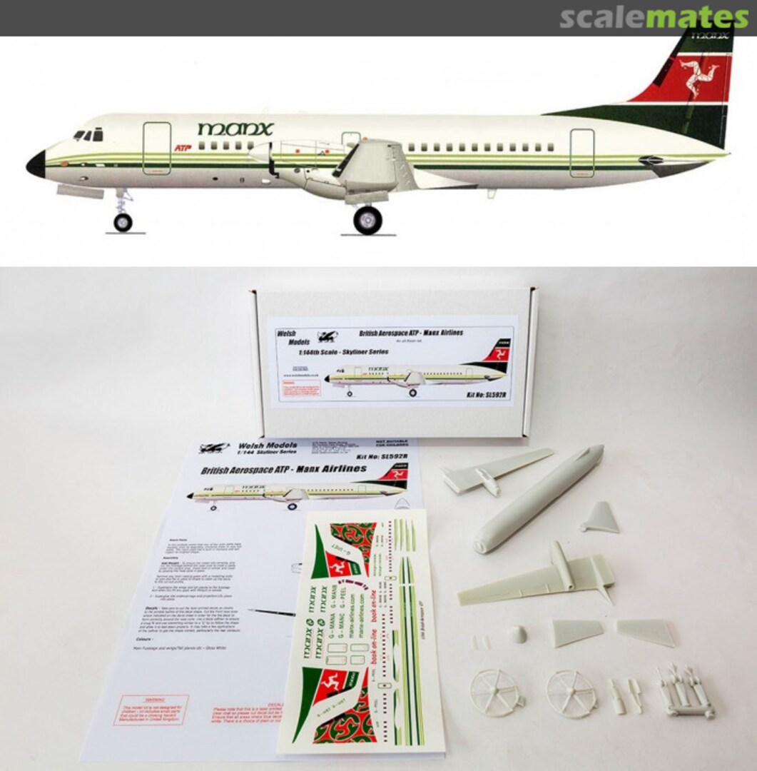 Boxart British Aerospace ATP SL592R Welsh Models Boxart British Aerospace ATP SL592R Welsh Models