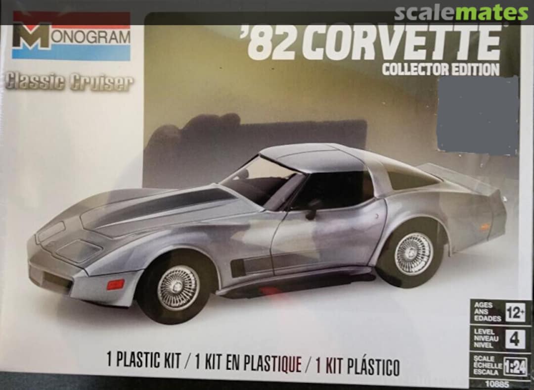 Boxart '82 Corvette Collector Edition 10885 Monogram Boxart '82 Corvette Collector Edition 10885 Monogram