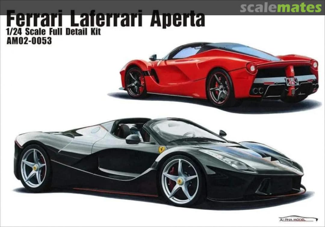 Boxart Ferrari Laferrari Aperta AM02-0053 Alpha Model Boxart Ferrari Laferrari Aperta AM02-0053 Alpha Model