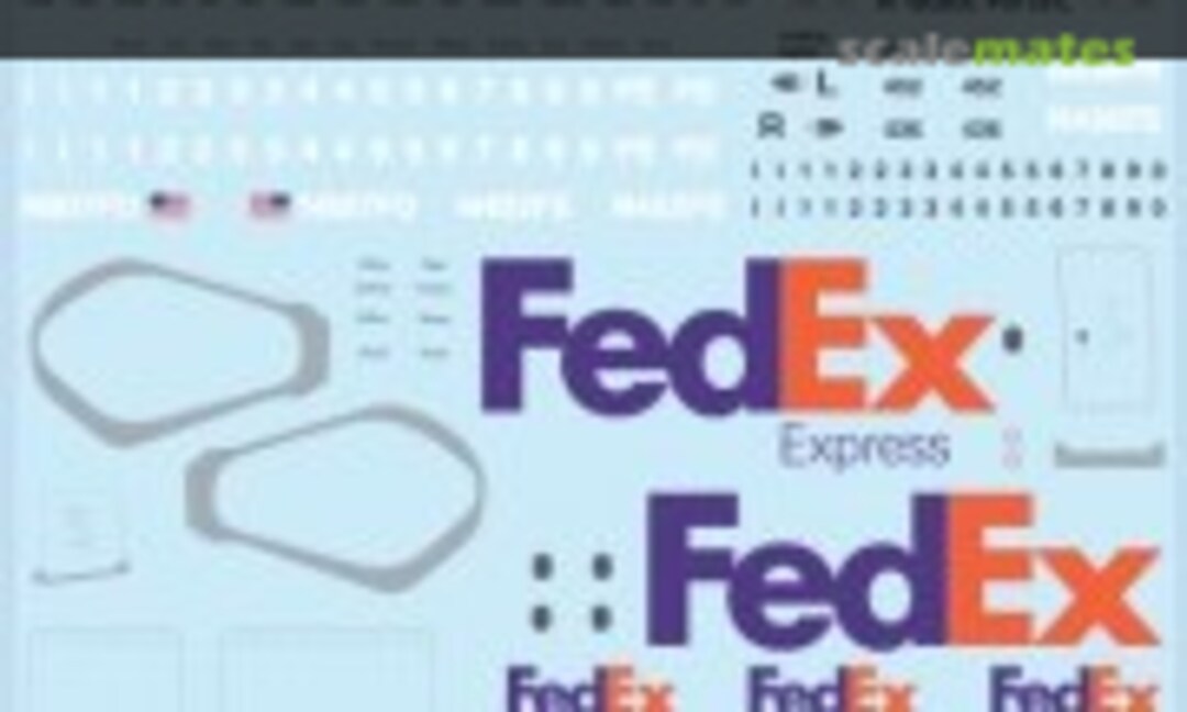 1:72 FedEx A310Fs (Draw Decal 72-A310-4) 72-A310-4