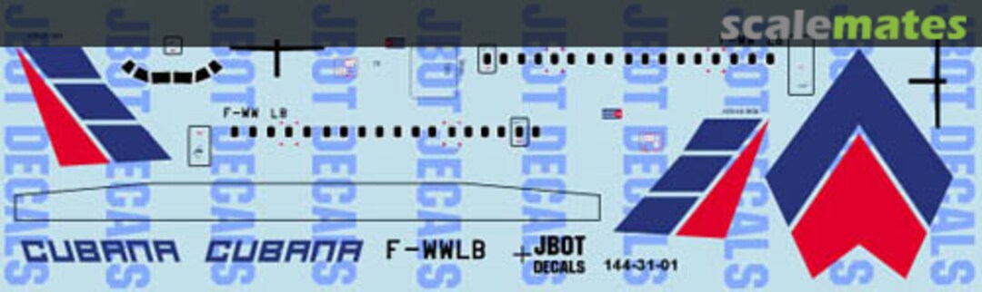 Boxart Cubana ATR 42  JBOT Decals