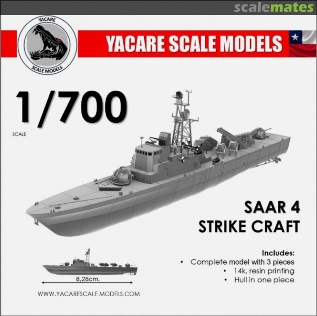 Boxart Sa`ar 4 Strike Craft 053 Yacare Scale Models Boxart Sa`ar 4 Strike Craft 053 Yacare Scale Models
