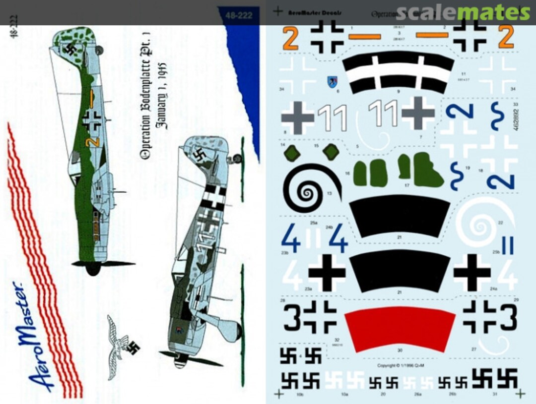 Boxart Operation Bodenplatte Pt. 1 48-222 AeroMaster Boxart Operation Bodenplatte Pt. 1 48-222 AeroMaster