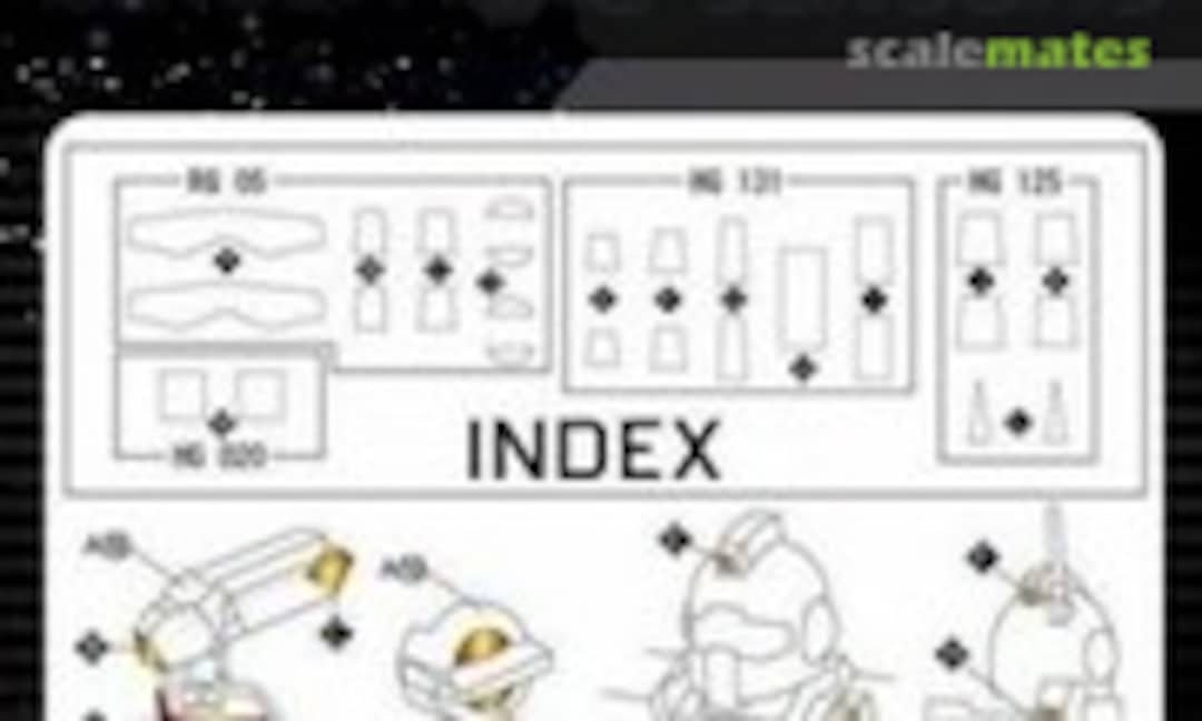 1:144 Sticker for simulating sensors (AFV Club AC14401) AC14401