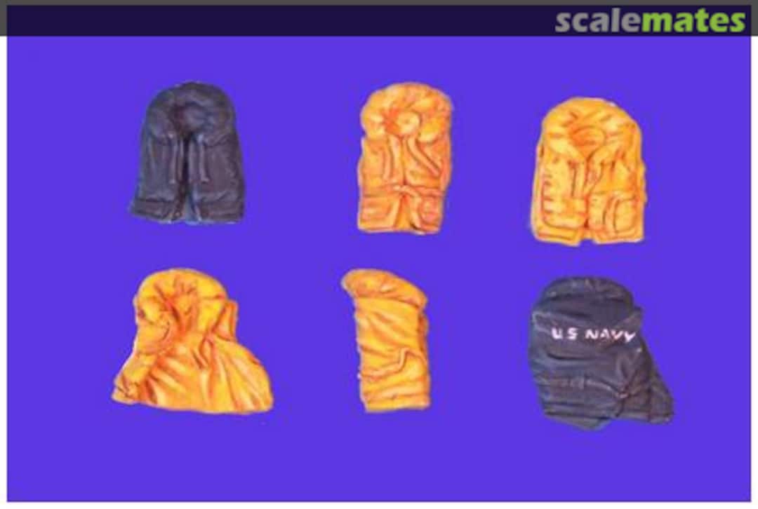 Boxart WW2 US Navy life-jackets UM 005 U-Models