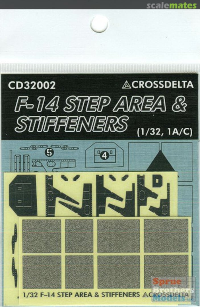 Boxart F-14 Step area & Stiffener plates CD32002 CROSSDELTA Boxart F-14 Step area & Stiffener plates CD32002 CROSSDELTA