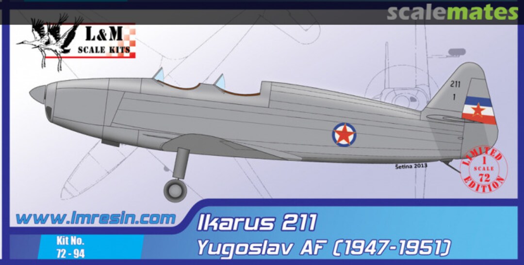 Boxart Ikarus 211 72-94 L&M Resin Kits Boxart Ikarus 211 72-94 L&M Resin Kits