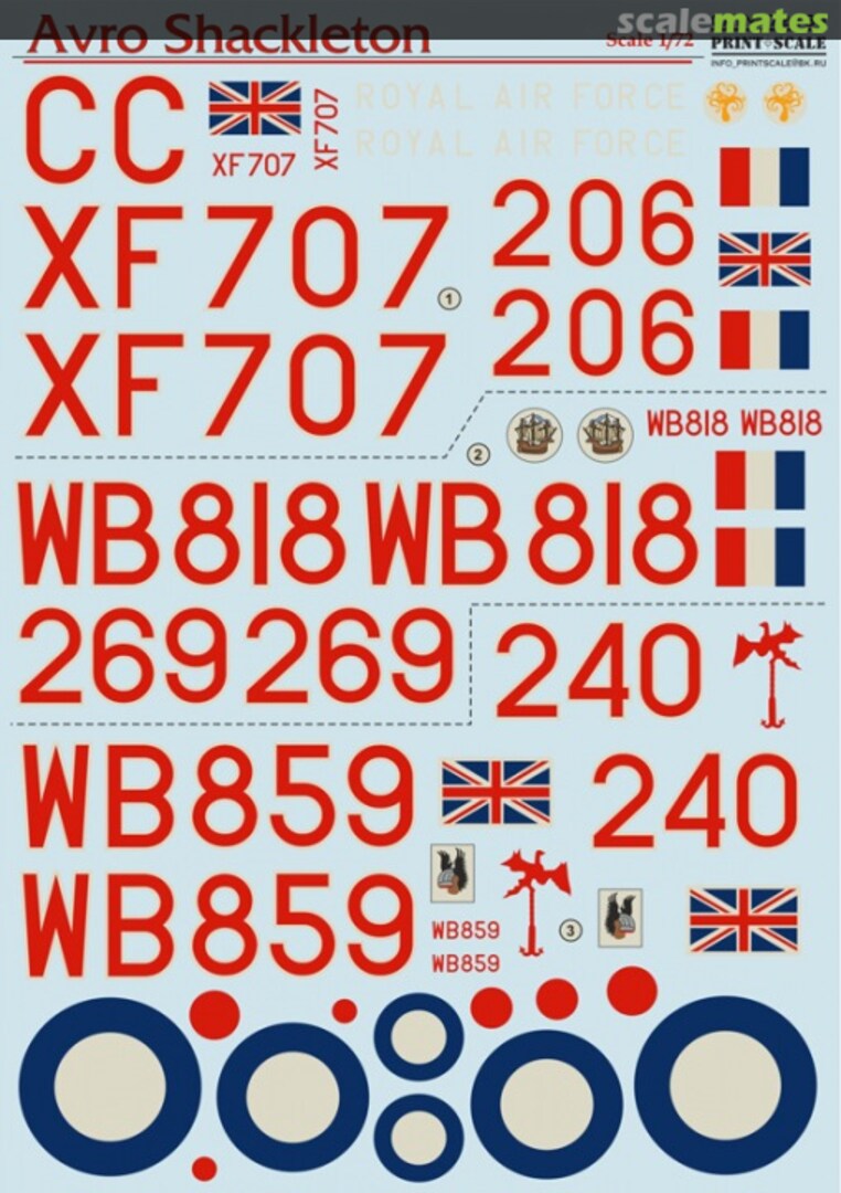 Boxart Avro Shackleton 72-130 Print Scale Boxart Avro Shackleton 72-130 Print Scale