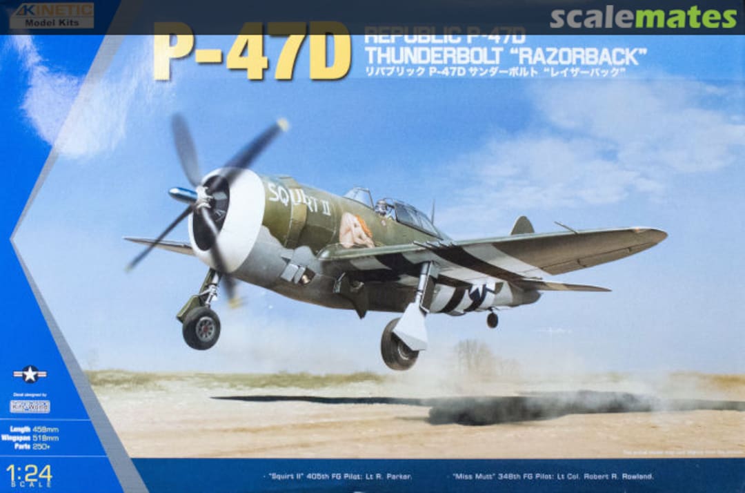 Boxart P-47D Thunderbolt "Razorback" K3208 Kinetic Boxart P-47D Thunderbolt "Razorback" K3208 Kinetic