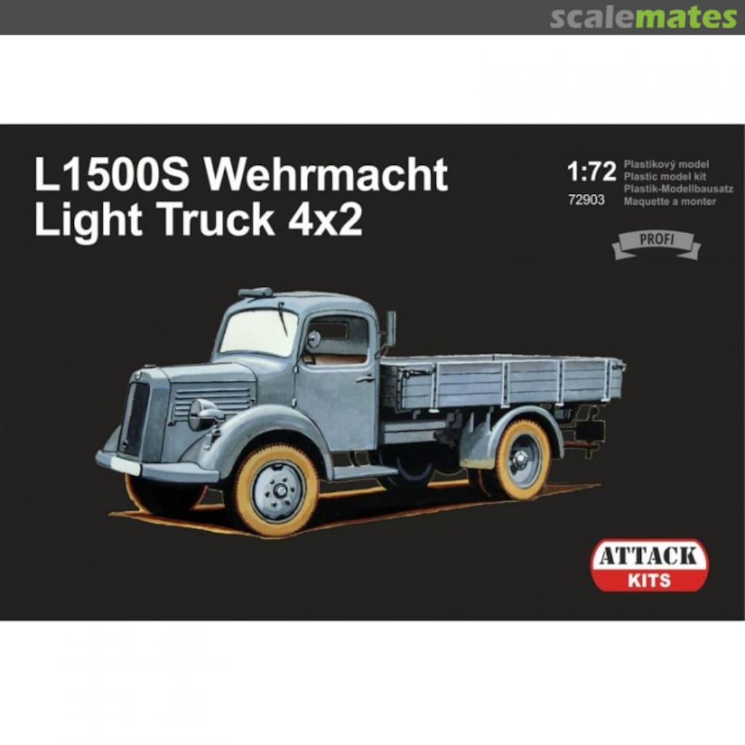 Boxart L1500S Wehrmacht Light Truck 4x2 72903 Attack Hobby Kits Boxart L1500S Wehrmacht Light Truck 4x2 72903 Attack Hobby Kits