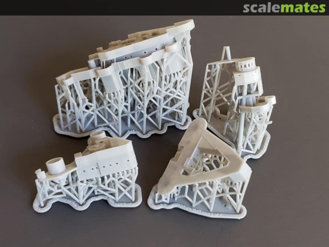 Boxart USS Pennsylvania BB-38 Forward Superstructure, 1945 350-BB38 1945 fwd Model Monkey Boxart USS Pennsylvania BB-38 Forward Superstructure, 1945 350-BB38 1945 fwd Model Monkey