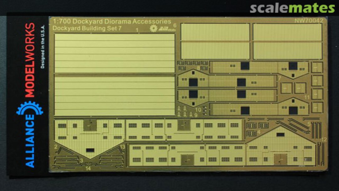 Boxart Dockyard Diorama Accessories Building Set 7 NW70042 Alliance Model Works Boxart Dockyard Diorama Accessories Building Set 7 NW70042 Alliance Model Works