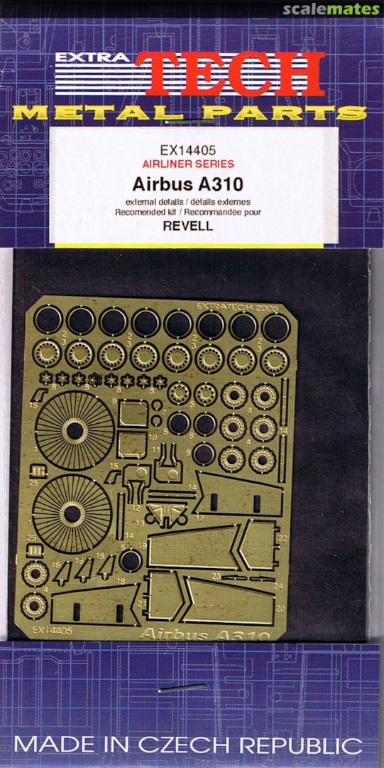 Boxart Airbus A310 Detail set EX 14405 Extratech