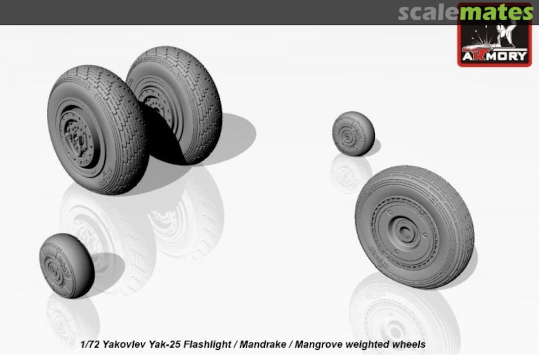 Boxart Yakovlev Yak-25 Flashlight/ Mandrake/ Mangrove weighted wheels AW72046 Armory Boxart Yakovlev Yak-25 Flashlight/ Mandrake/ Mangrove weighted wheels AW72046 Armory