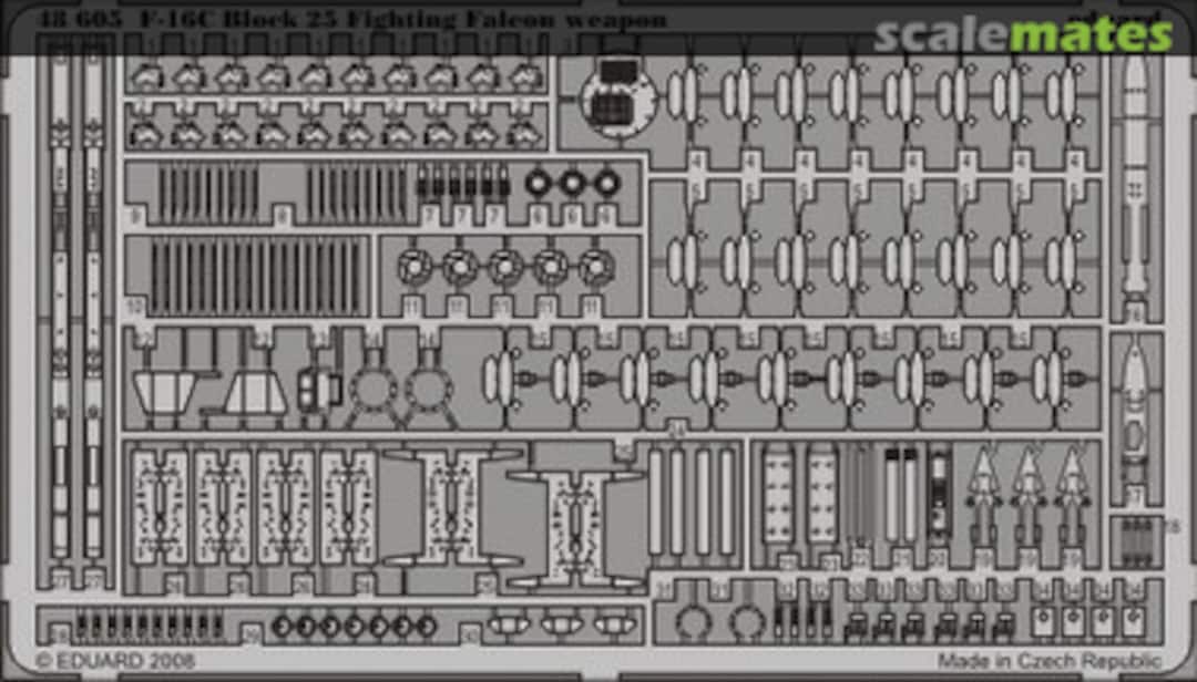 Boxart F-16C [Block 25] Fighting Falcon - Weapon 48605 Eduard