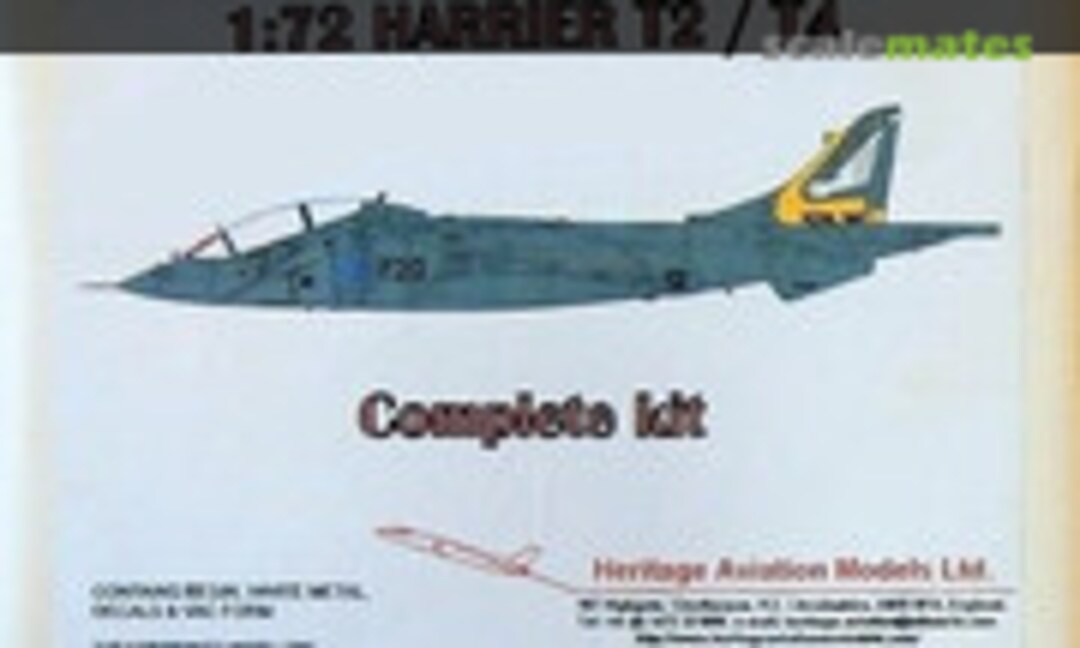 1:72 Harrier T2 / T4 (Heritage Aviation Models )