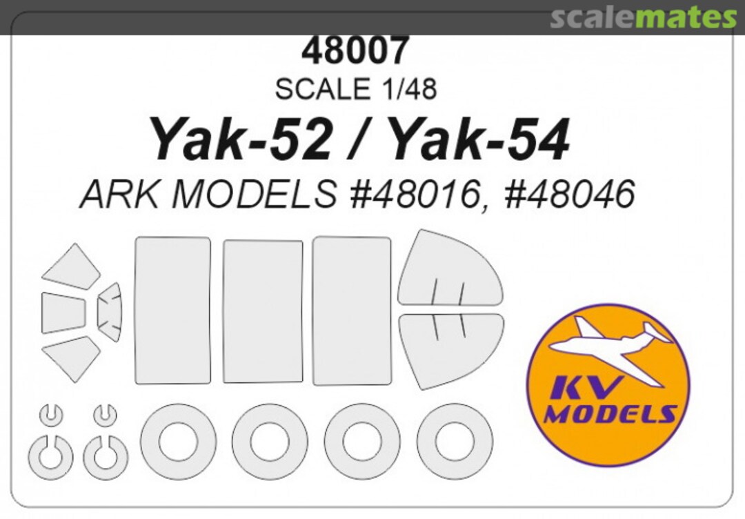Boxart Yak-52 48007 KV Models Boxart Yak-52 48007 KV Models