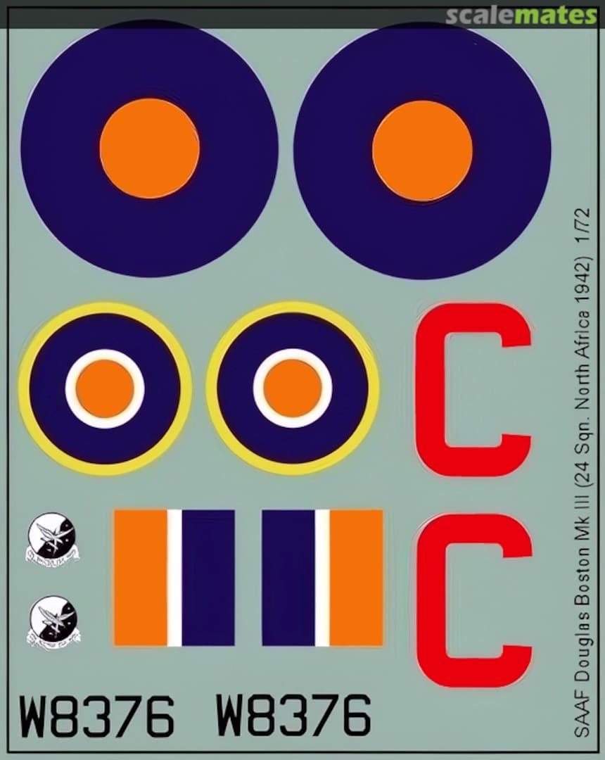 Boxart SAAF Douglas Boston Mk III MAV-480233 MAV Decals Boxart SAAF Douglas Boston Mk III MAV-480233 MAV Decals