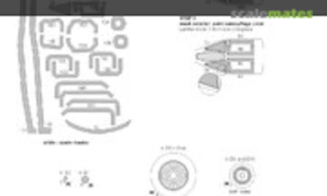 1:48 MiG-25BM EXPERT kabuki masks (New Ware NWAM0664) NWAM0664